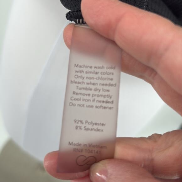 Calls Womens Black Ribbed Sleeveless Racerback Tank Size M Stretch Knit - Picture 7 of 9